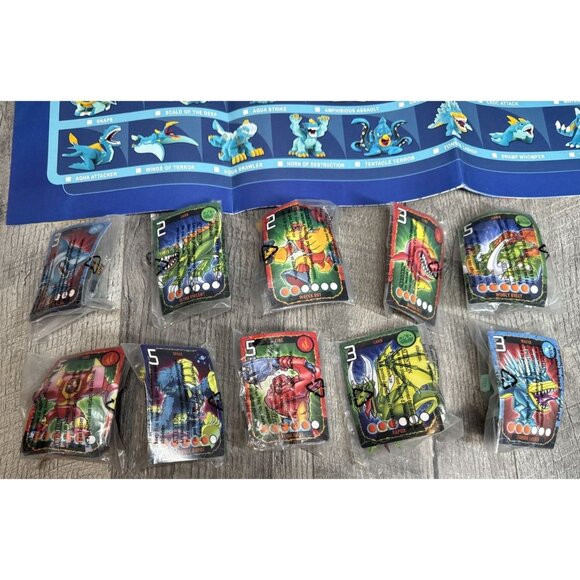 Little Tikes Number Busters Game Posters Figures Lot Monsters‎ Cards Set of 10 - Picture 7 of 12